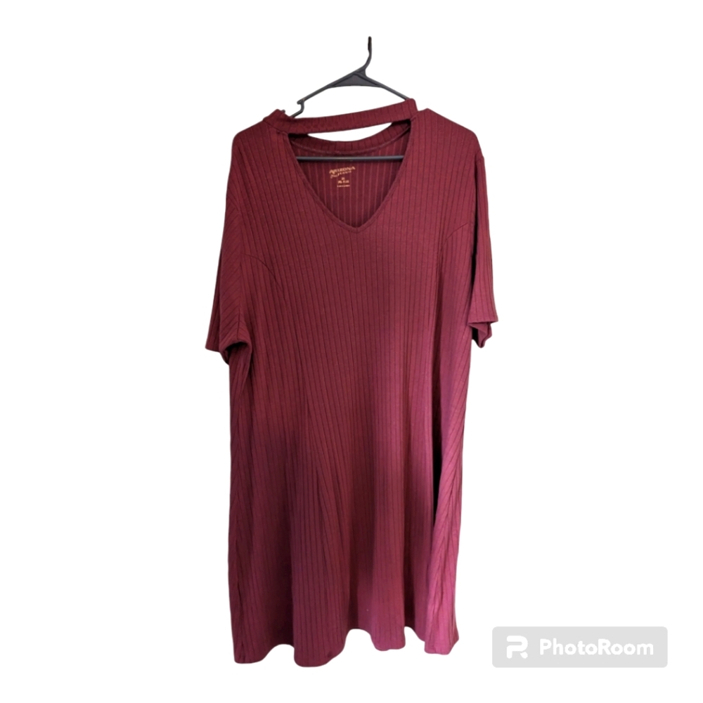 Choker neck dress